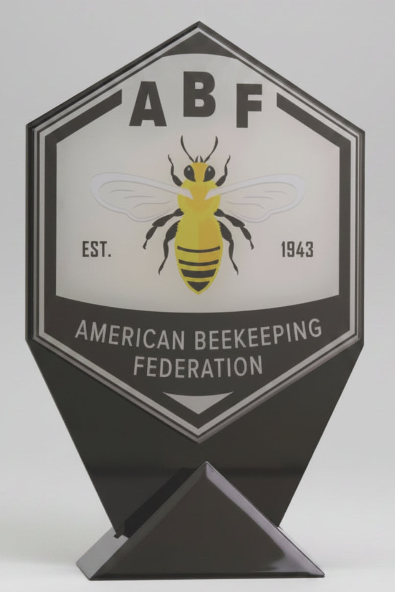 Custom Cut Acrylic Award with Triangle Base