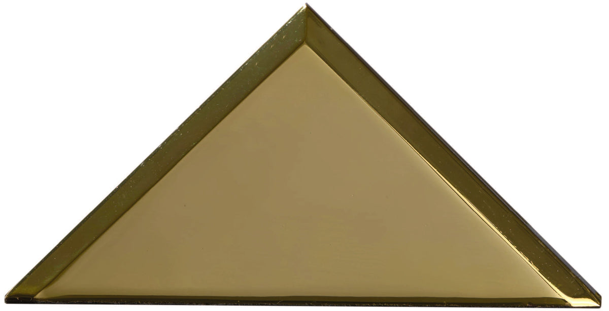 Jade Glass Award with Triangle Base