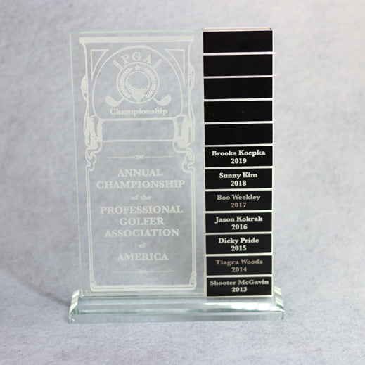 Perpetual Glass Award (12 Plates)