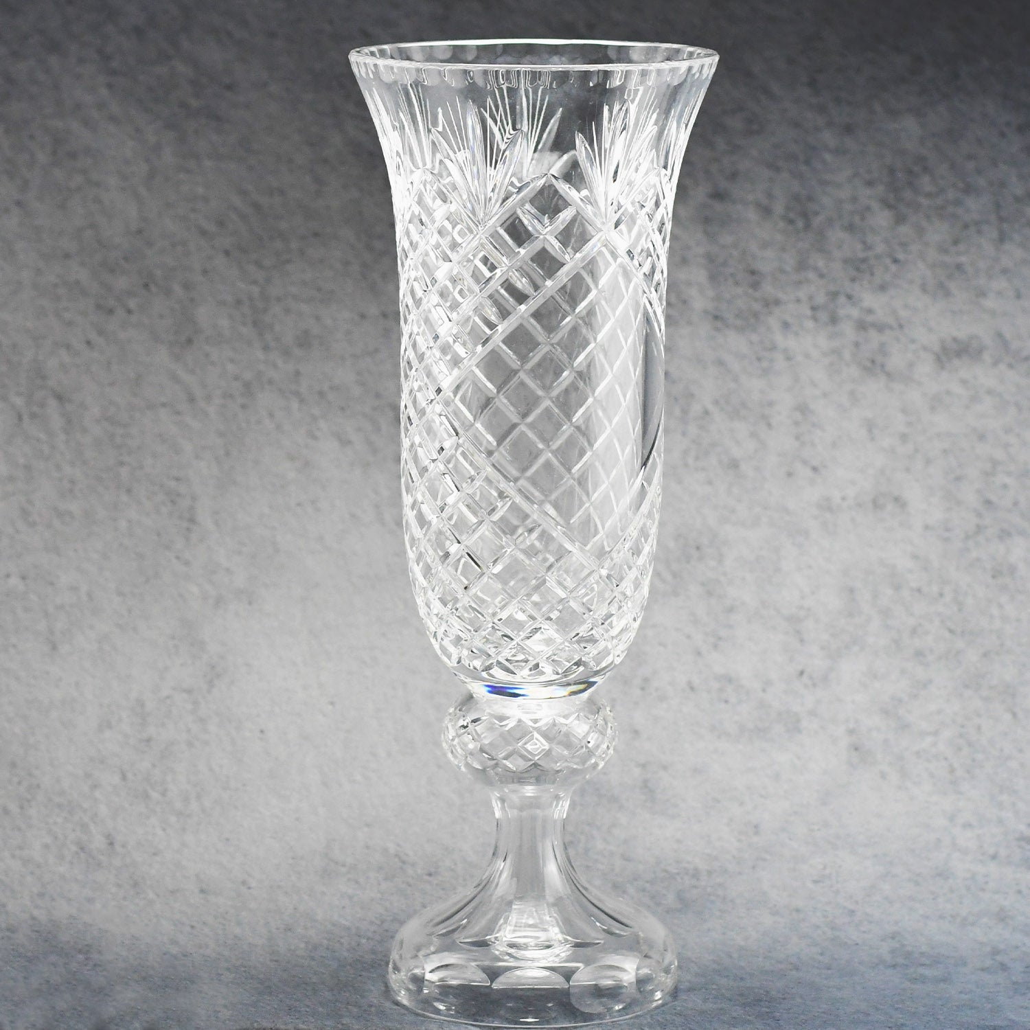 Hurricane Crystal Vase